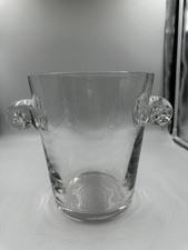 Sektkühler, Flaschenkühler , Eiskübel Kristallglas ca 21 cm Hoch