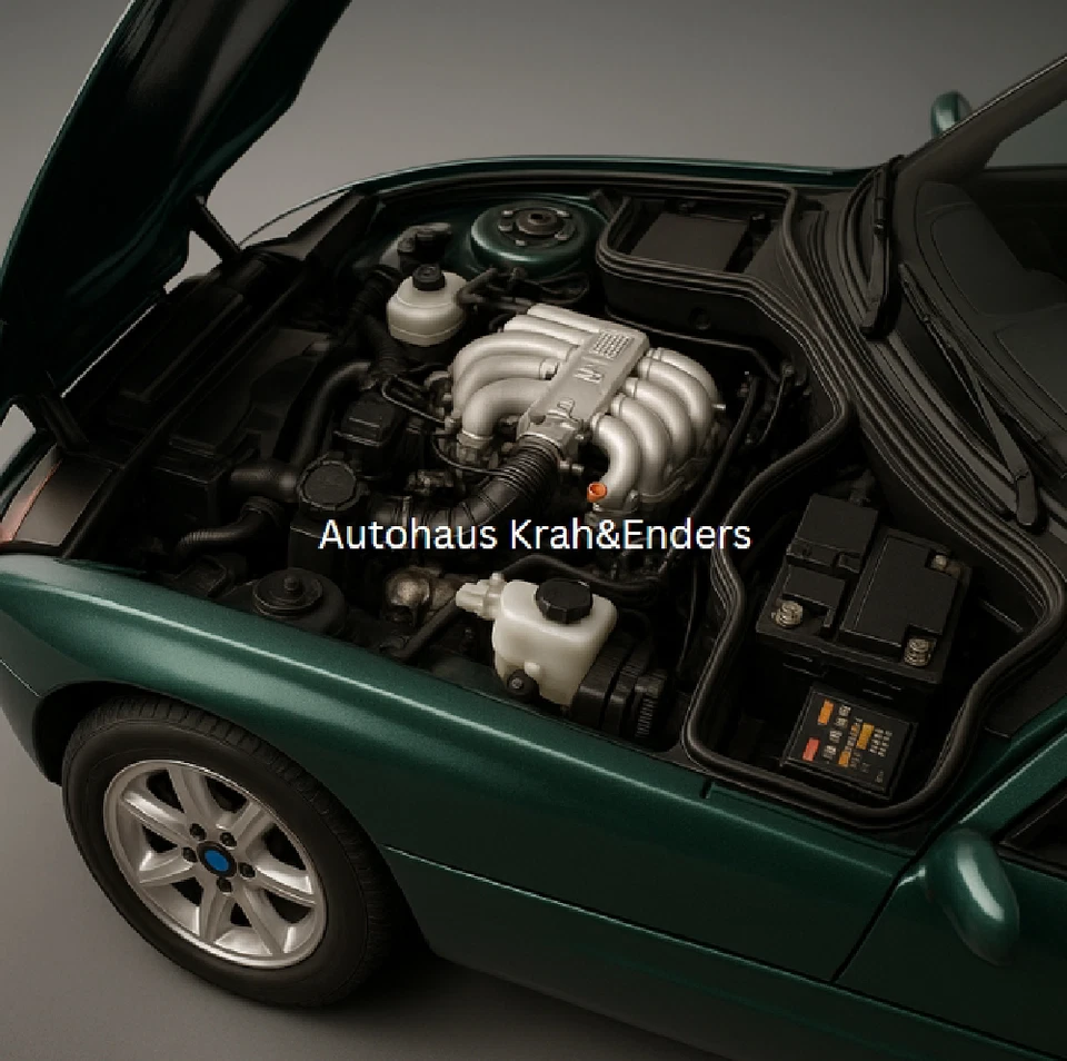 BMW Miniatur Z1 Roadster 1:18 grün Modellauto Sammlermodell - Bild 3 von 4