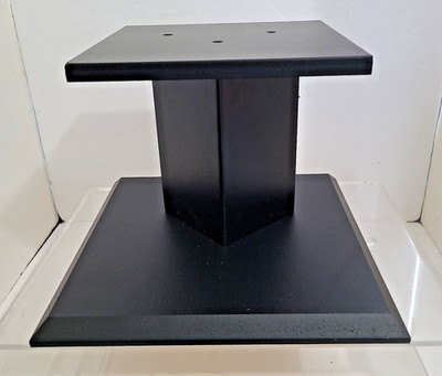 Electro Voice EV BBR-1 Black 9'' Speaker Stands MDF Plates and Steel Separator