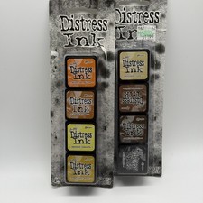 Ranger Tim Holtz Distress Mini Ink Pad Kits 3 and orange