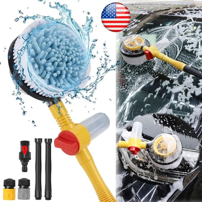 #ad Rotating Car Wash Brush High Pressure Car Foam Rotating Automatic Sponge Hose US $31.59