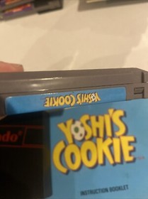Yoshi's Cookie Nintendo NES Game w/Manual & Sleeve - Working CLEAN!