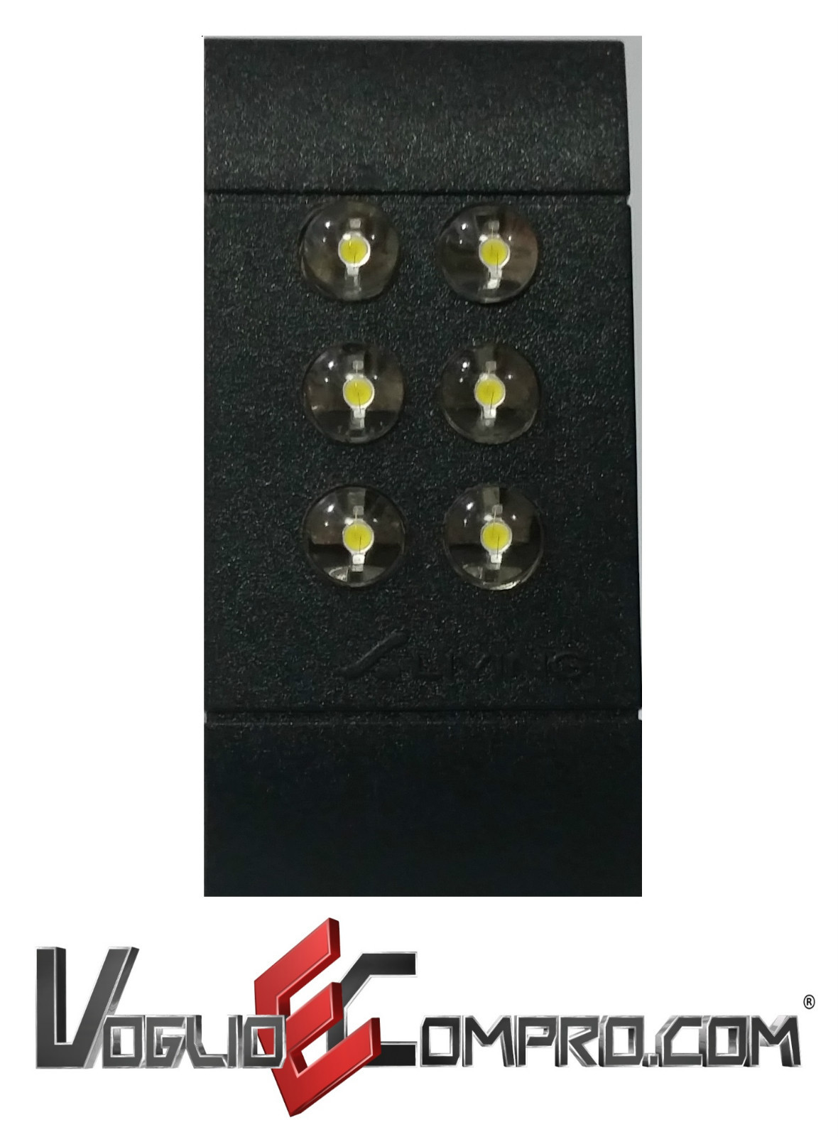 Luce Notturna 6 LED Incasso per Livinglight | Sicurezza Casa