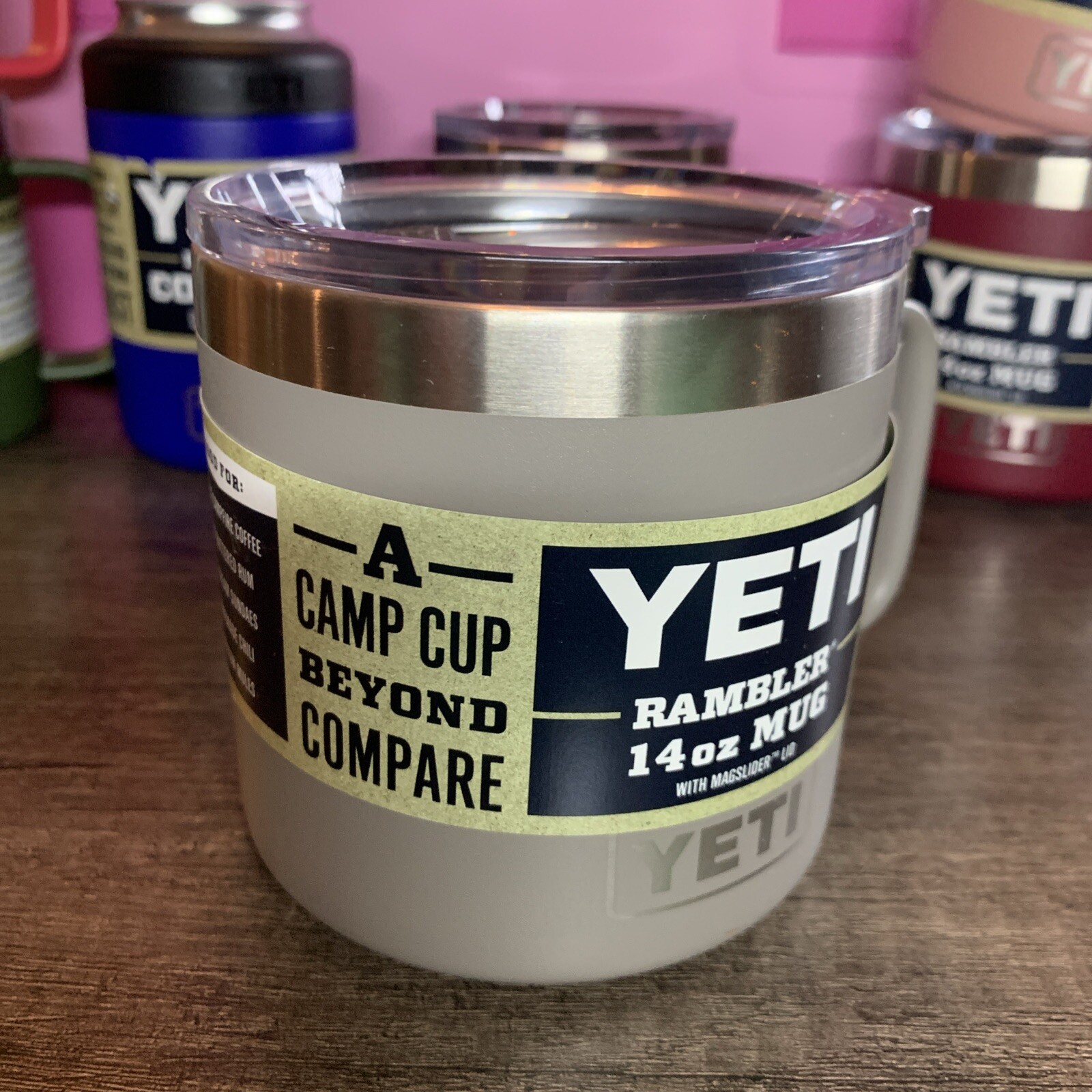 Fast Yeti YETI Rambler 14 oz Mug - Sharptail Taupe Nwt ships Fast! | eBay