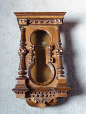Gehäuse für Gründerzeit-Regulator Wanduhr u.a. Gustav Becker, Lenzkirch