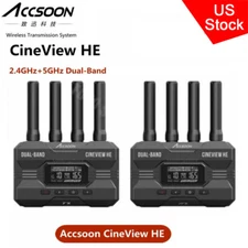 US Accsoon CineView HE 2.4GHz+5GHz TX+RX HDMI Wireless Video Transmission System
