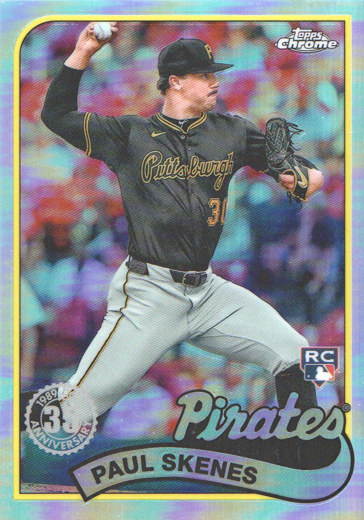 2024 Topps Chrome Update Series - 1989 Topps Baseball #89CU-1 Paul Skenes (RC)