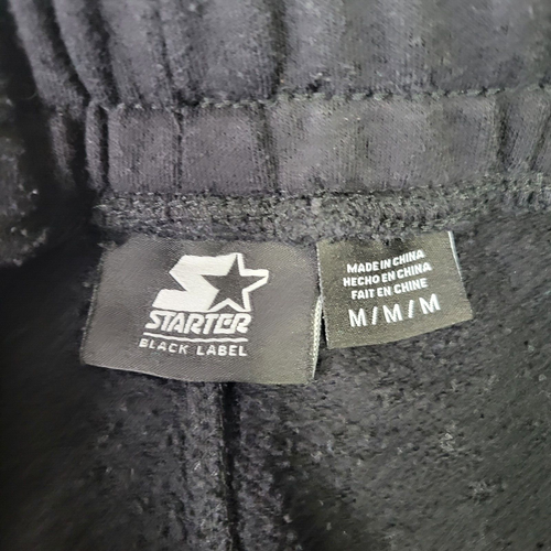 Starter Sweatpants Mens Medium M Black Label NFL Pittsburgh Steelers Logo Pants - Picture 5 of 15