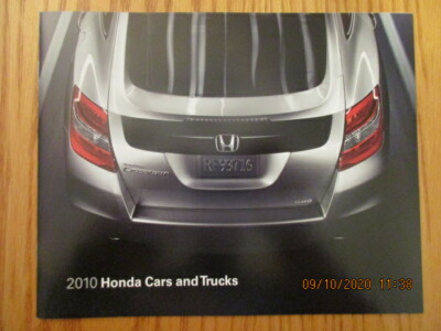 2010 HONDA Full Line Color Sales Brochure Folder NOS Excellent Condition