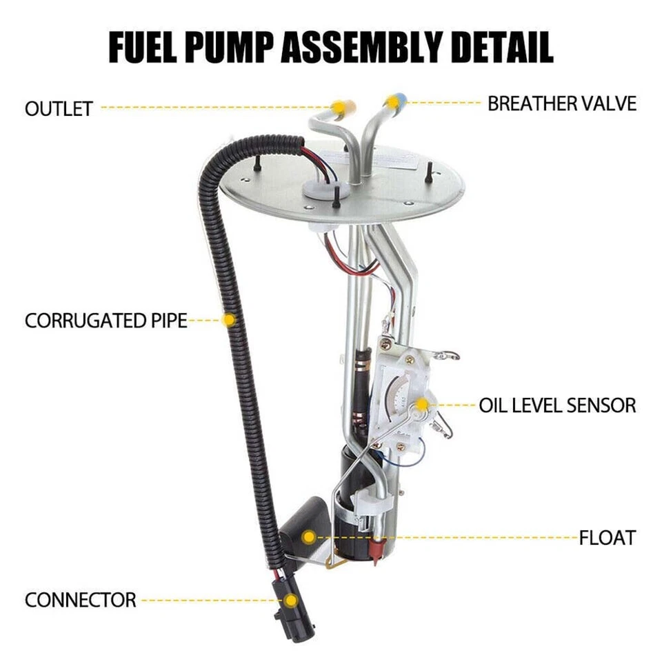 Conjunto de bomba de combustível para Ford F-150 XL Lariat Crew Cab 1999-2003 4.2L 4.6L 5.4L - Imagem 4 de 4