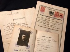 3 ORIGINAL-DOKUMENTE★Matrosen 1912 & 1921★SEEFAHRTSBUCH★Maritim★Marine★Schiffe★