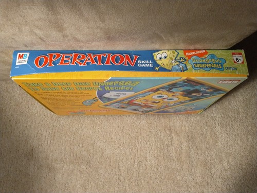2007 MB Nickelodeon SpongeBob SquarePants Edition Operation Skill Game Complete - Picture 8 of 20