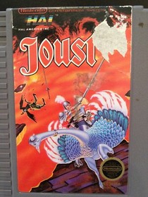 👾 Joust (Nintendo Entertainment System, 1988) Vintage Original NES Video Game