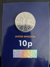 2019 Letter A-Z 10p Coin Ten Pence Alphabet  W ~ World Wide Web Carded BU