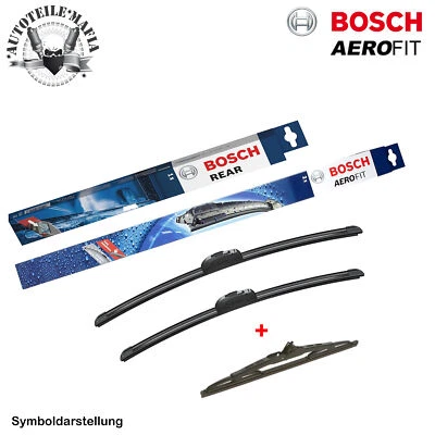 Bosch Aerofit Scheibenwischer Set Vorne + HINTEN für Ford Fiesta  Focus II Opel - Bild 1 von 4