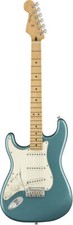 Fender chitarra elettrica mancina Player Stratocaster LH MN TPL Tidepool 4/4