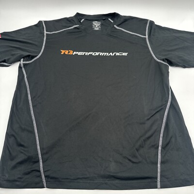 Cool Matrix Rivers End  Sport T-Shirt Men XL Black Graphic R3 Performance #21412