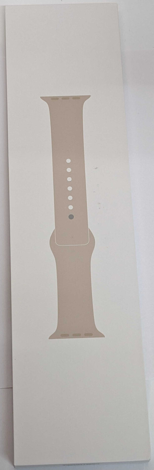 Genuine Apple Watch Sport Band(45mm) Starlight M/L(fits 160–210mm wrists)