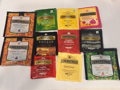 11 x TWININGS Premium Tea Bags Mixed Assortment. Fresh. New. Total 11 Sachets.