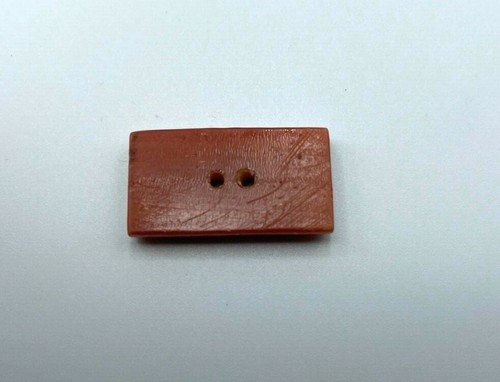 Vintage zweifarbiger Bakelit Kleidungsstück Knopf - 1" x 0,5" - Bild 3 von 3