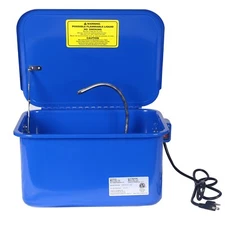 Electrical Portable Steel Cabinet Parts Washer w/ 110V Electric Pump 3.5 Gallon