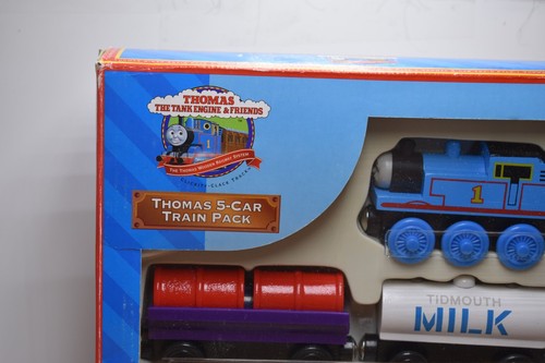 Thomas 5-Car Train Pack Thomas Hard at Work Learning Curve Thomas & Friends New - Picture 2 of 11