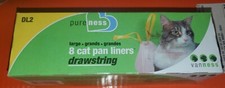Van Ness Drawstring Cat Litter Pan Liners Large - 8 Pack
