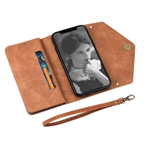 For iPhone 11 12 Pro Max XR 6S 7 8 SE Wallet Card Holder Flip Leather Case Cover - Picture 26 of 43