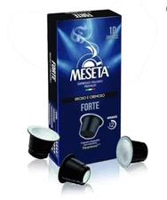 100 Meseta Forte Nespresso Compatible (Original Line) Capsules Italian Gourmet