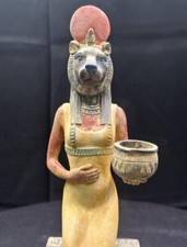 Ancient Egyptian Lioness Goddess Sekhmet, Egyptian goddess sekhmet candle holder