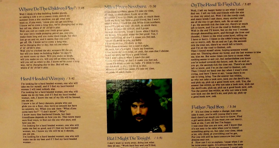 CAT STEVENS TEA FOR THE TILLERMAN A&M SP 4280 RECORD ALBUM LP - Image 3 of 4