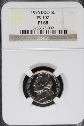 1956 Proof Jefferson Nickel NGC PF68 DDO FS-102 *DoubleJCoins* 6005-22