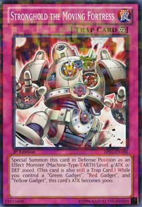 Stronghold the Moving Fortress - BP02-EN188 - Mosaic Rare - 1st Edition x3 - Nea