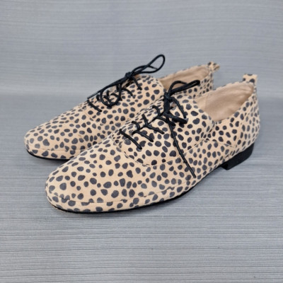 Corso Como Jasleen Leopard Print Suede Leather Shoes Size 7.5M
