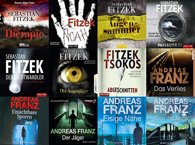 Sebastian Fitzek, Andreas Franz uvm. als Hörbuch zur Auswahl - Thriller, Krimi