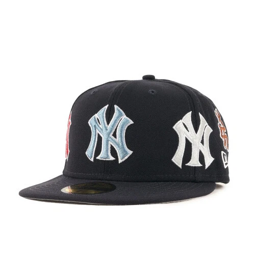 Casquette de baseball multi logo Supreme x 22AW NEW ERA NY Yankees taille : 7 5/8 (60,6 cm)
