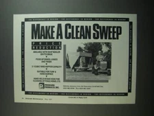 1991 Promark Sweeper Ad - Make a clean sweep