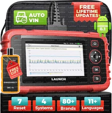 LAUNCH CRP123X V2.0 OBD2 Scanner ABS SRS Engine Code Reader Car Diagnostic Tool