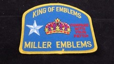 King of Emblems, Miller Emblems Patch 4 x 3 