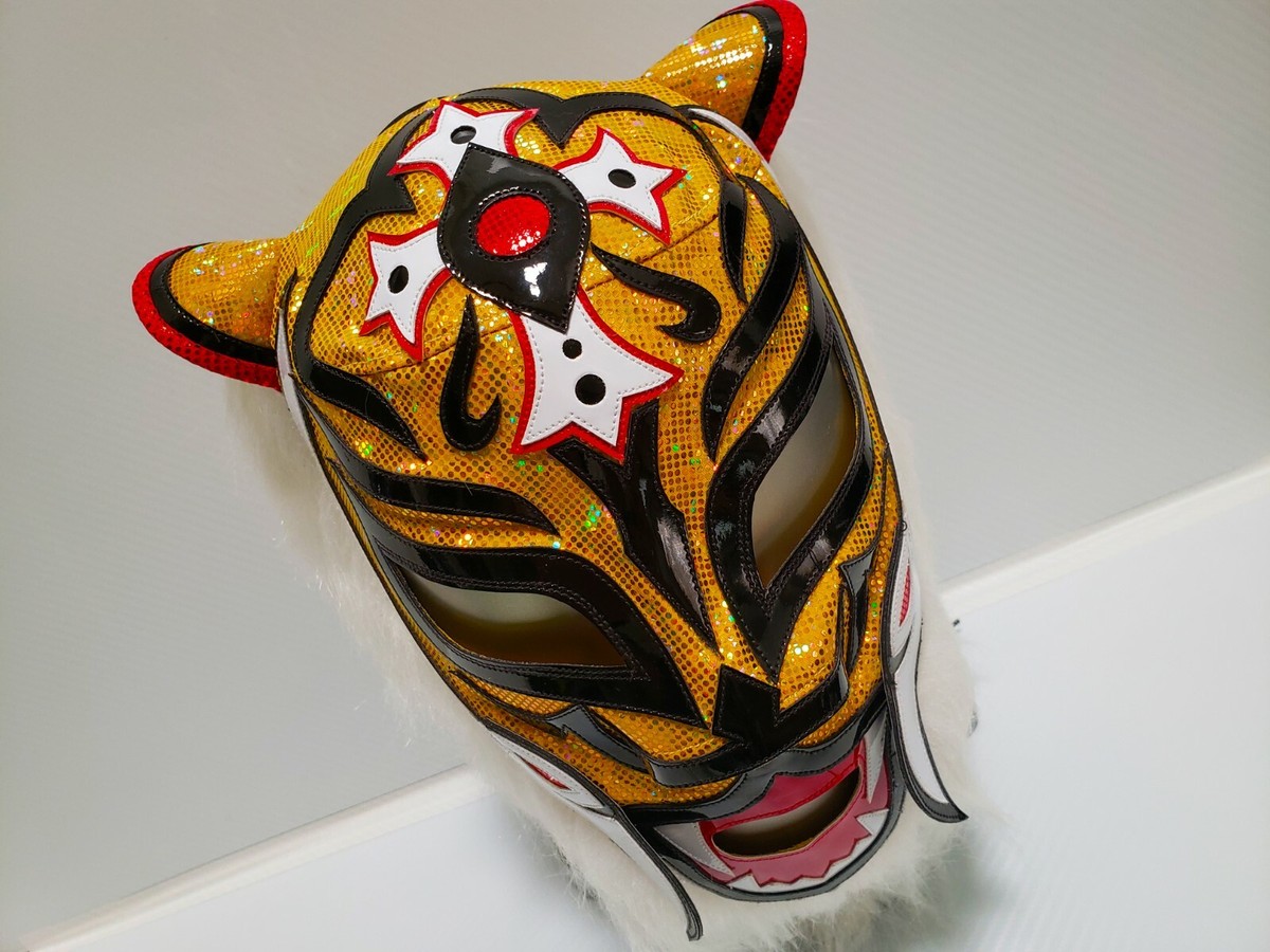 TIGER MASK WRESTLING MASK WRESTLER MASK JAPAN JAPANESE TIGER