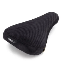 Kink Williams Stealth Pivotal Thick Corduroy (Black) Fat BMX Bicycle Seat