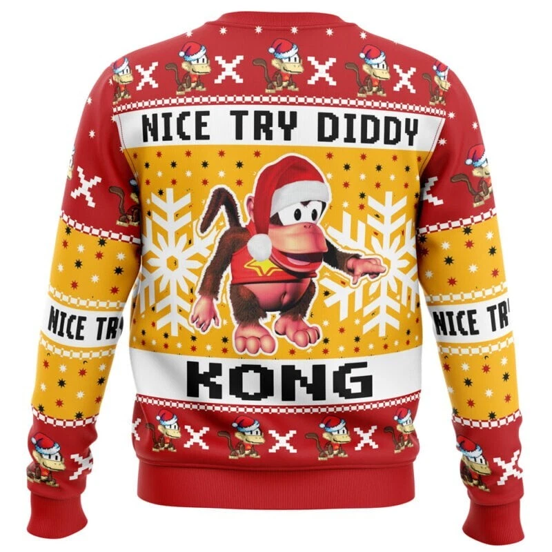 Ugly Diddy Kong Meme Donkey Kong Sweater