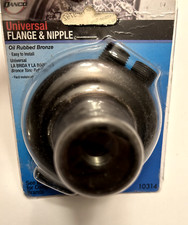 DANCO 10314 Universal Flange  Nipple Oil Rubbed Bronze - New