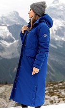 Lands’ End Hooded Exp Down Maxi Coat Uk Size M
