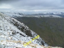 Photo 12x8 On Gray Crag Hartsop New snow on the tops c2014