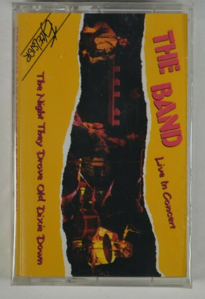 THE BAND Live in Concert Night they Drove Dixie Old Dix Down Cassette Tape NEW