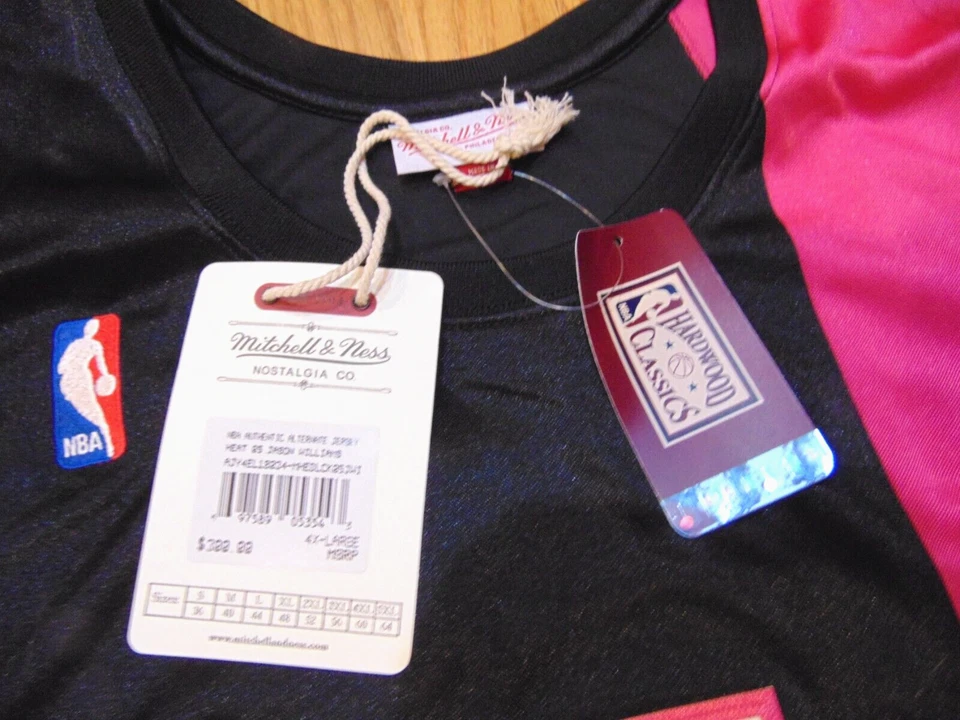 CAMISETA AUTÉNTICA MITCHELL & NESS NBA MIAMI HEAT JASON WILLIAMS 2005-06 TALLA 60 Foto 3 de 4