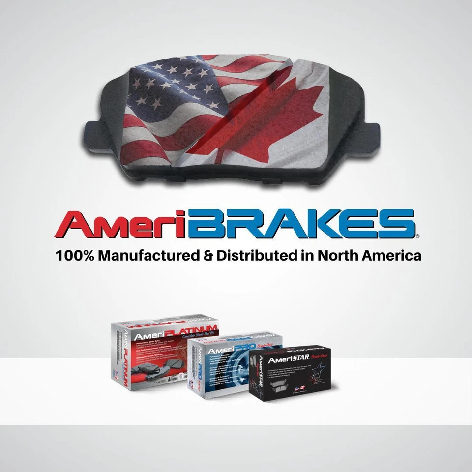 AmeriBRAKES Fleet Duty Ceramic Disc Brake Pads For 15-2021 Nissan Titan XD - Image 3 of 4