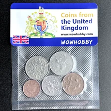 British Coins 🇬🇧 5 Unique Random Coins from UK for Coin Collecting 🇬🇧