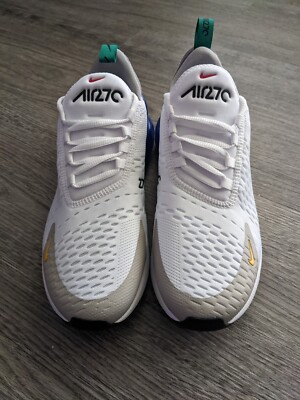Nike Air Max 270 White Royal Blue Men\'s Size 9.5 Shoes Sneakers DV3731-100 NIKE AIR MAX 270 WHITE-UNIVERSITY BLUE-RED SZ 14 [DV3731-100  main image 4